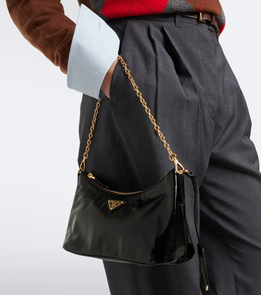 Prada Mini leather shoulder bag | Thumbnail 7 Prada Mini leather shoulder bag | Thumbnail 7