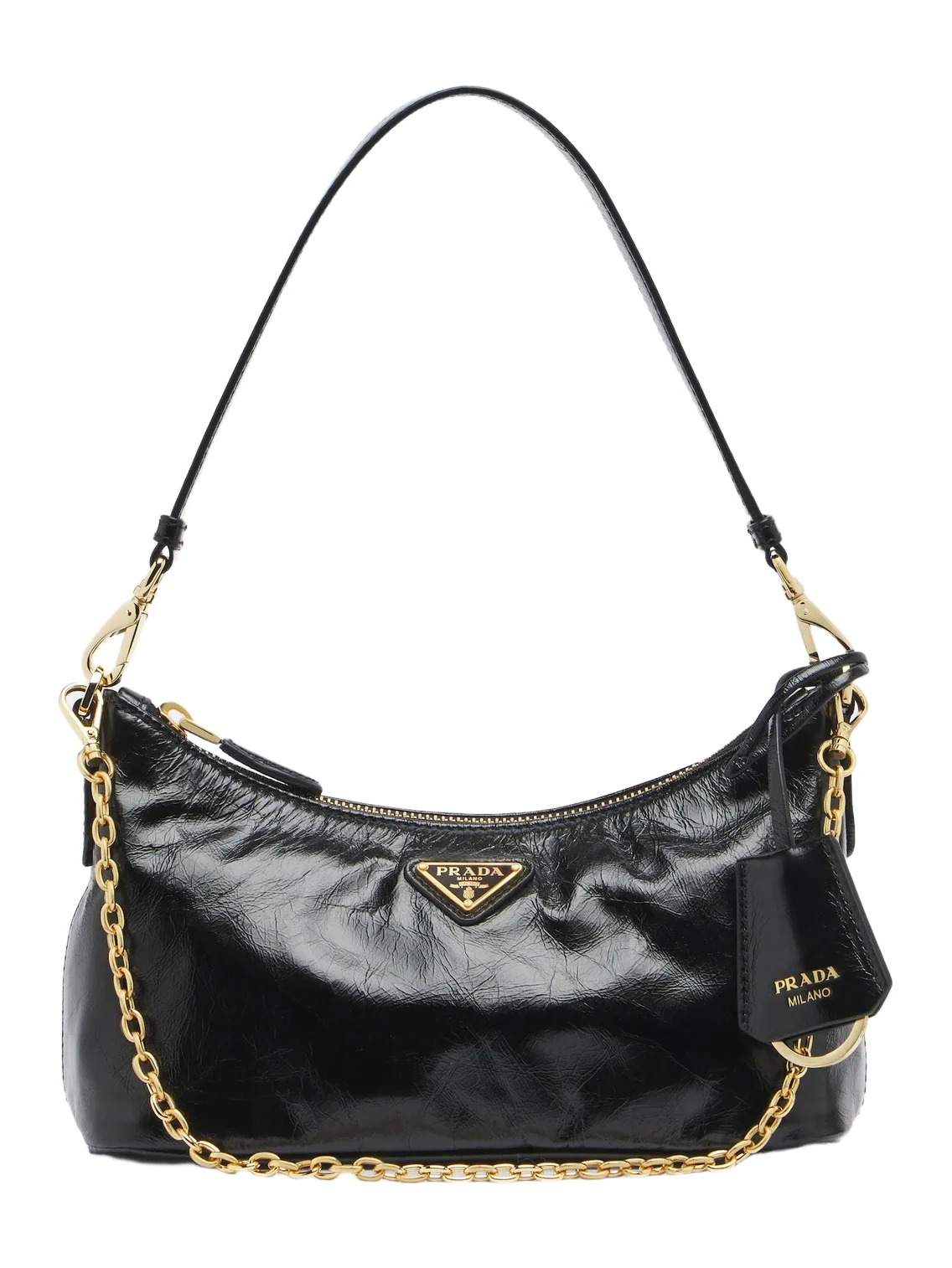 Prada Mini leather shoulder bag