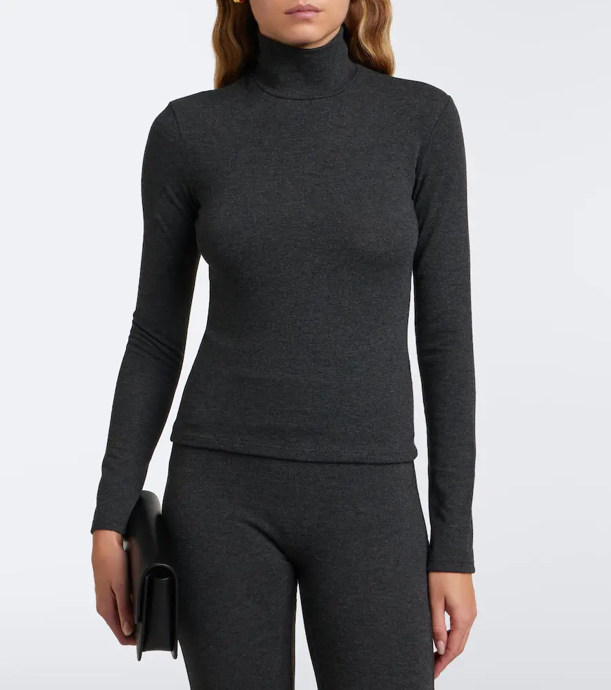 LESET Lauren jersey turtleneck sweater | Thumbnail 2 LESET Lauren jersey turtleneck sweater | Thumbnail 2