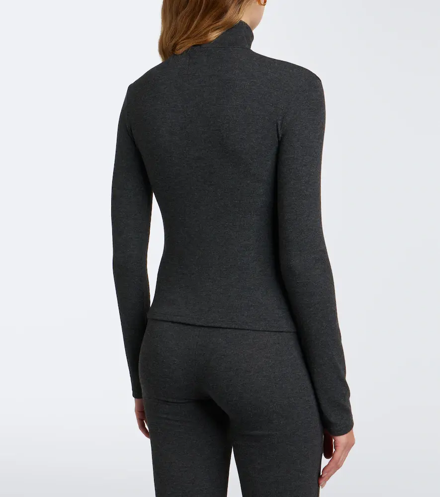 LESET Lauren jersey turtleneck sweater | Thumbnail 5 LESET Lauren jersey turtleneck sweater | Thumbnail 5