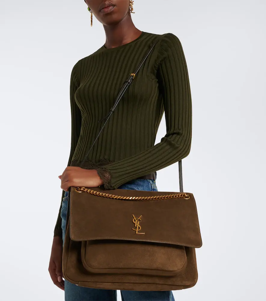Saint Laurent Niki Small suede shoulder bag | Thumbnail 7 Saint Laurent Niki Small suede shoulder bag | Thumbnail 7