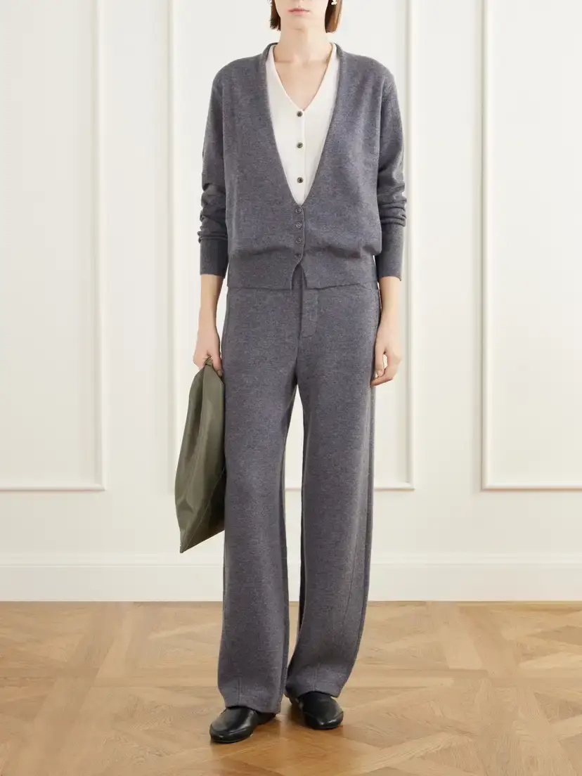 Lisa Yang Veda Cashmere Knitted Barrel-leg Pants | Thumbnail 2 Lisa Yang Veda Cashmere Knitted Barrel-leg Pants | Thumbnail 2