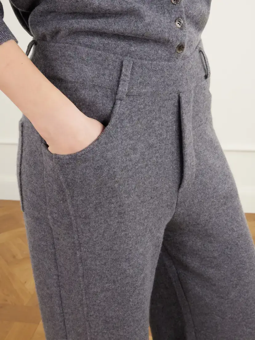 Lisa Yang Veda Cashmere Knitted Barrel-leg Pants | Thumbnail 5 Lisa Yang Veda Cashmere Knitted Barrel-leg Pants | Thumbnail 5