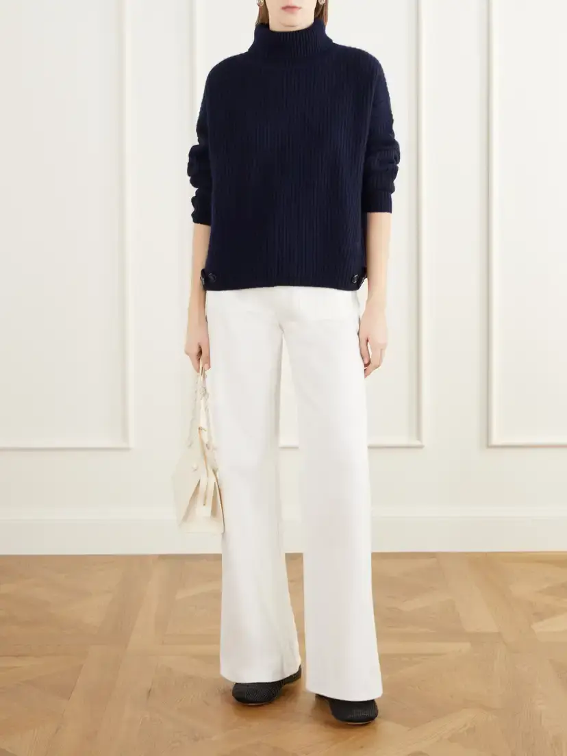 Lisa Yang Ailis Ribbed Cashmere Turtleneck Sweater | Thumbnail 2 Lisa Yang Ailis Ribbed Cashmere Turtleneck Sweater | Thumbnail 2
