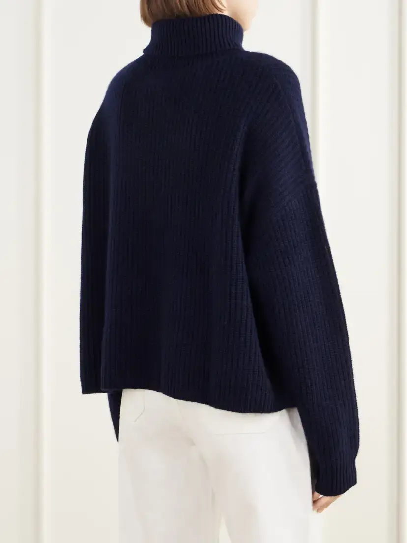 Lisa Yang Ailis Ribbed Cashmere Turtleneck Sweater | Thumbnail 4 Lisa Yang Ailis Ribbed Cashmere Turtleneck Sweater | Thumbnail 4