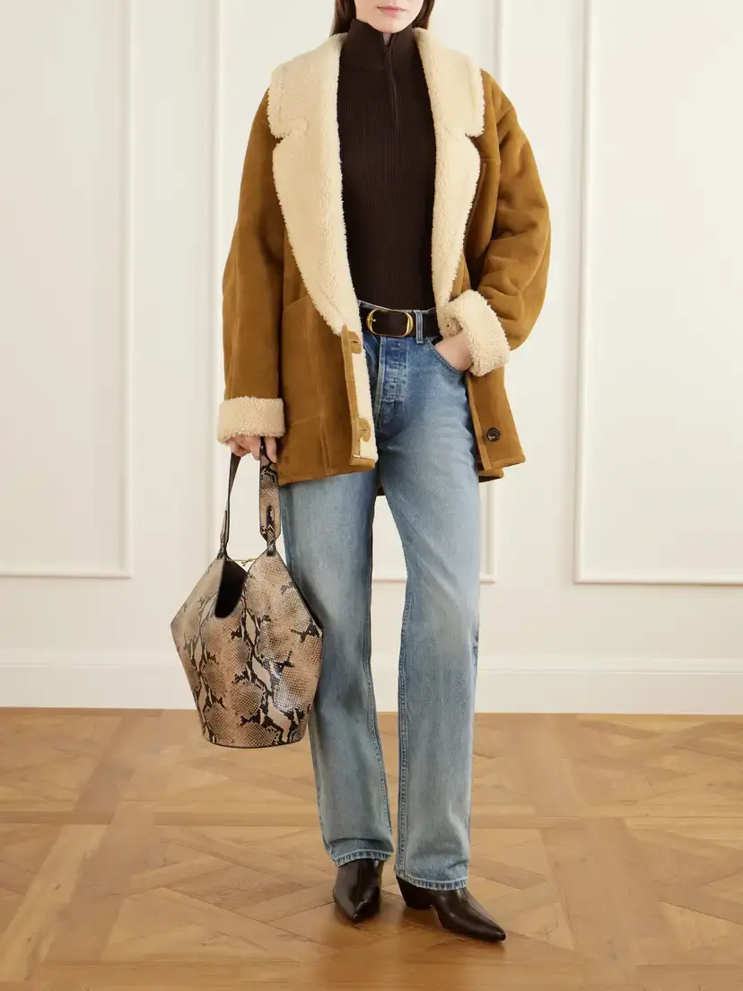 Nili Lotan Noelle Shearling Coat | Thumbnail 2 Nili Lotan Noelle Shearling Coat | Thumbnail 2