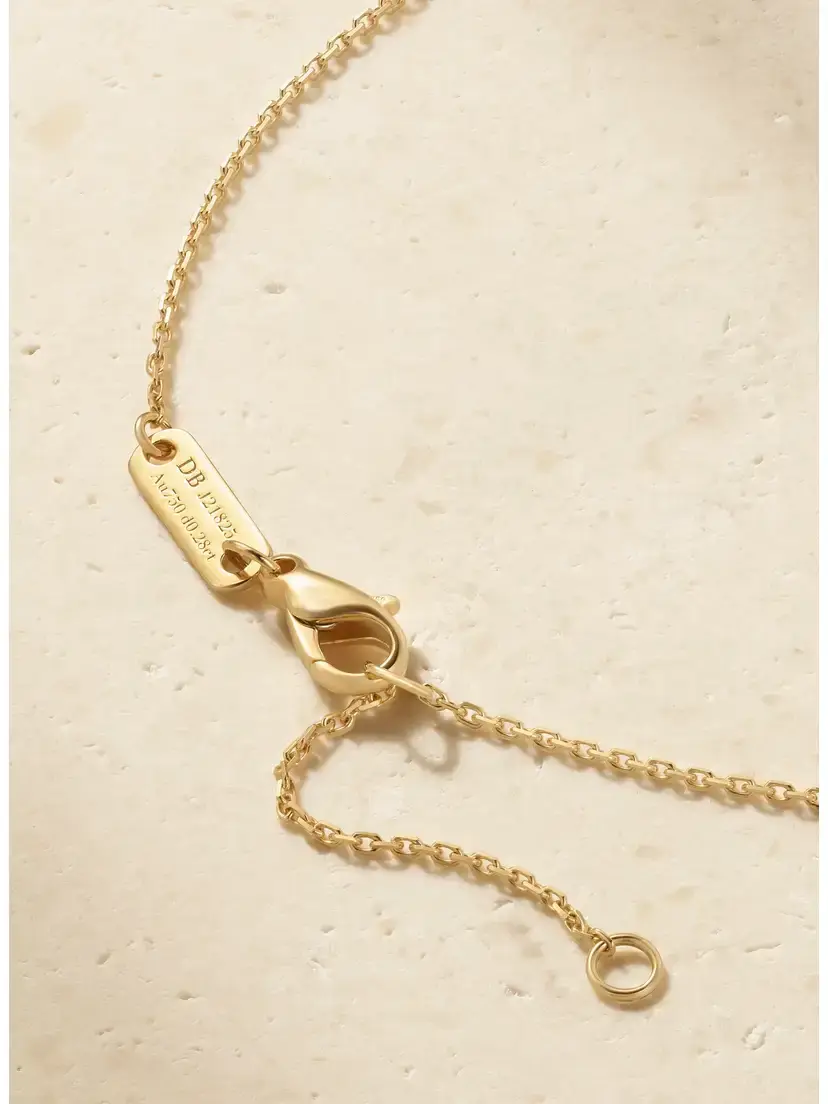 De Beers London Lotus By De Beers 18-karat Gold Diamond Necklace | Thumbnail 3 De Beers London Lotus By De Beers 18-karat Gold Diamond Necklace | Thumbnail 3