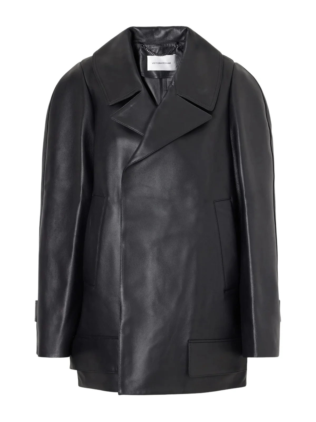 Double-breasted Leather Jacket Double-breasted Leather Jacket