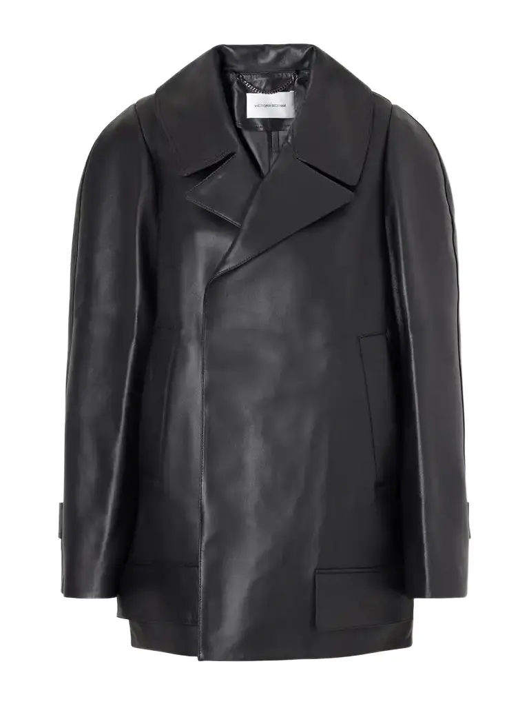 Double-breasted Leather Jacket Double-breasted Leather Jacket