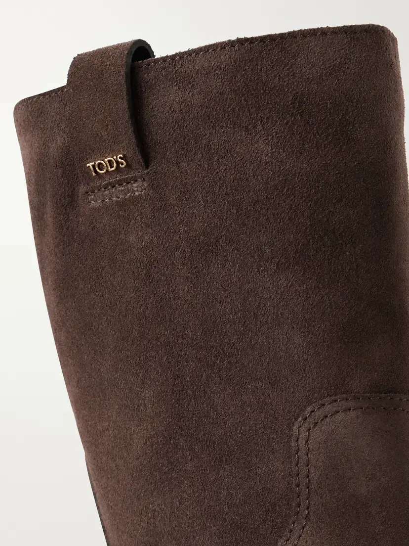 Tod's Gomma 31 Logo-appliquéd Suede Ankle Boots | Thumbnail 5 Tod's Gomma 31 Logo-appliquéd Suede Ankle Boots | Thumbnail 5