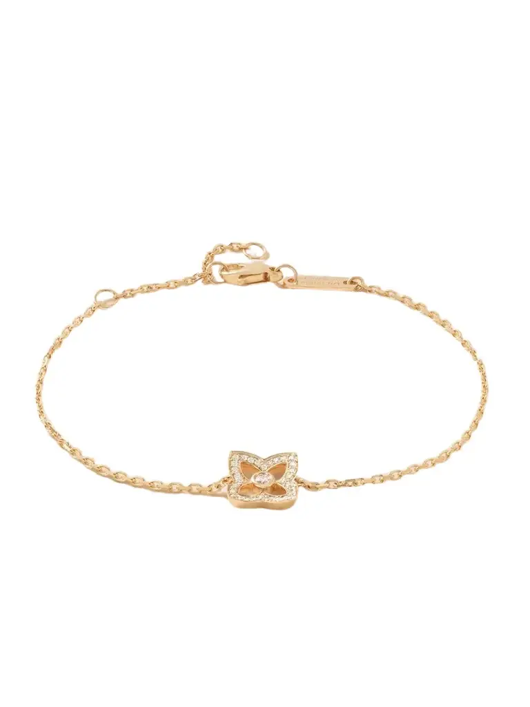 De Beers London Lotus By De Beers 18-karat Rose Gold Diamond Bracelet
