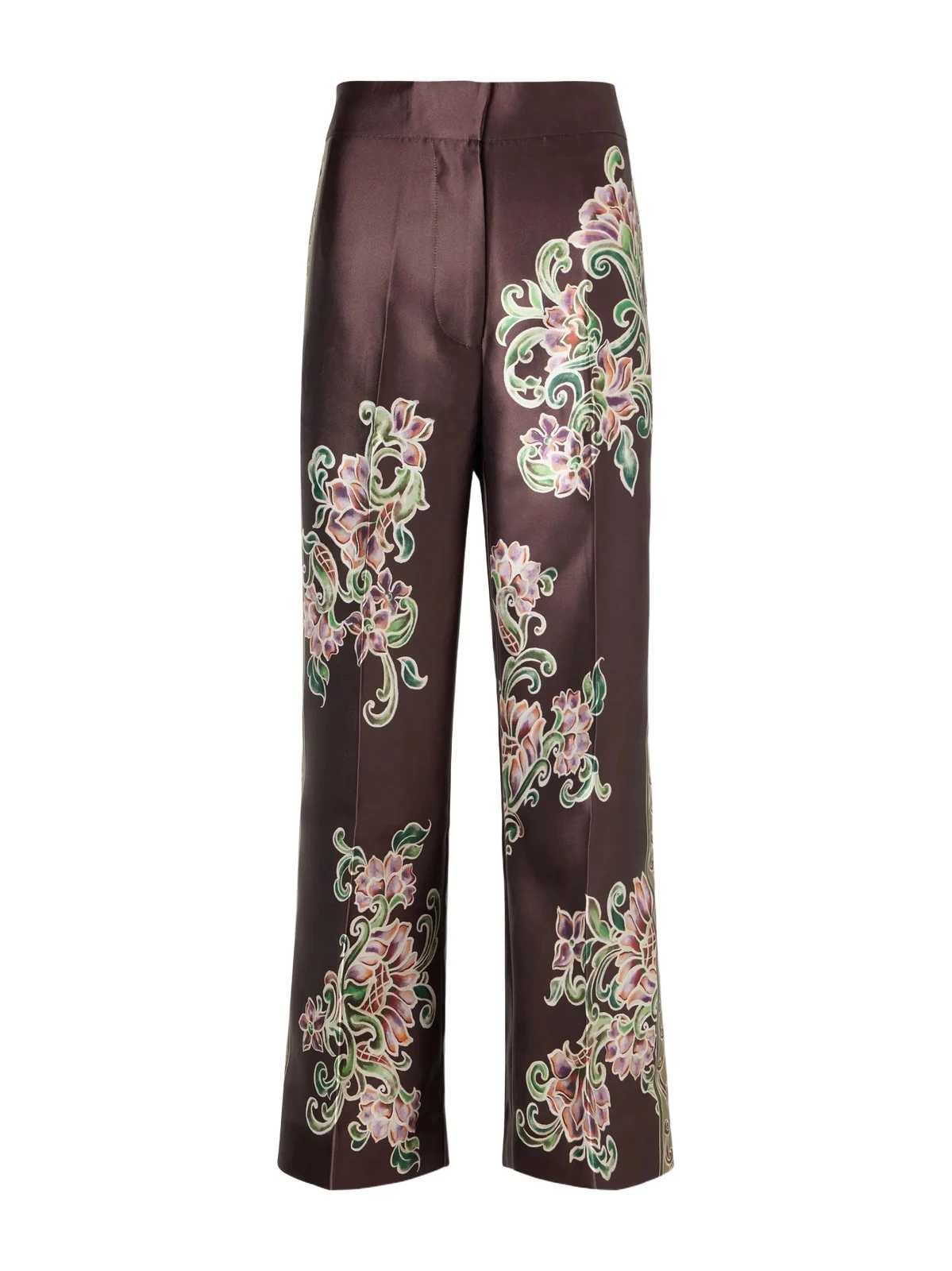 Josie Cropped Floral-print Twill Flared Pants Josie Cropped Floral-print Twill Flared Pants