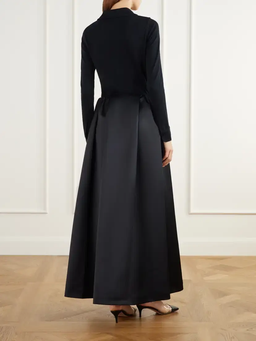BERNADETTE Callum Taffeta Maxi Skirt | Thumbnail 3