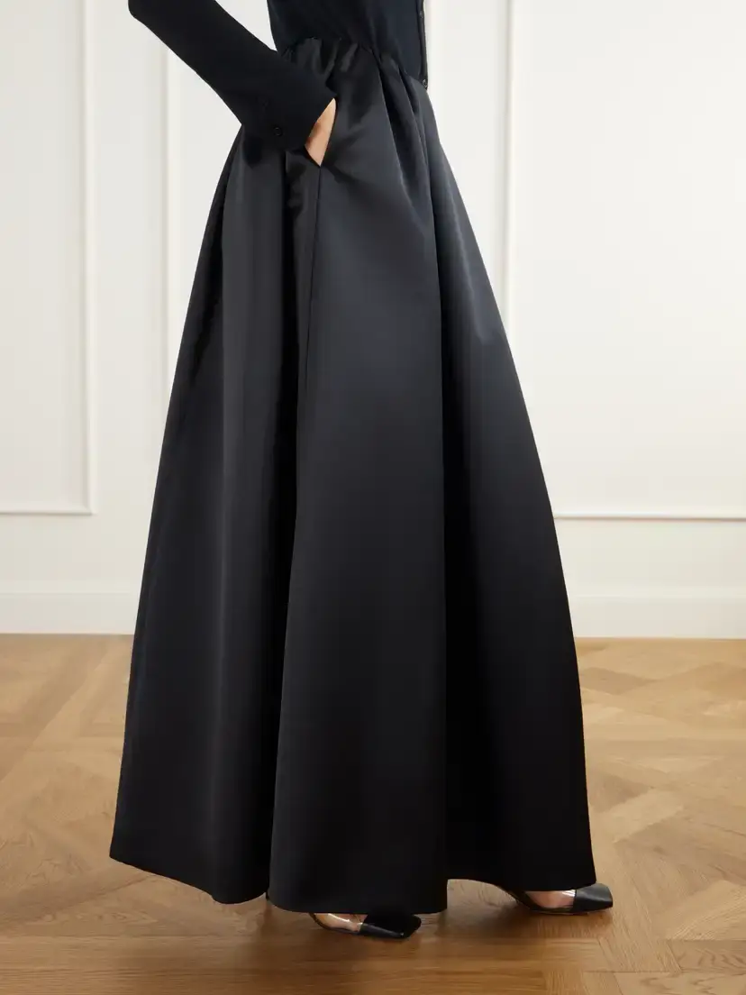 BERNADETTE Callum Taffeta Maxi Skirt | Thumbnail 4