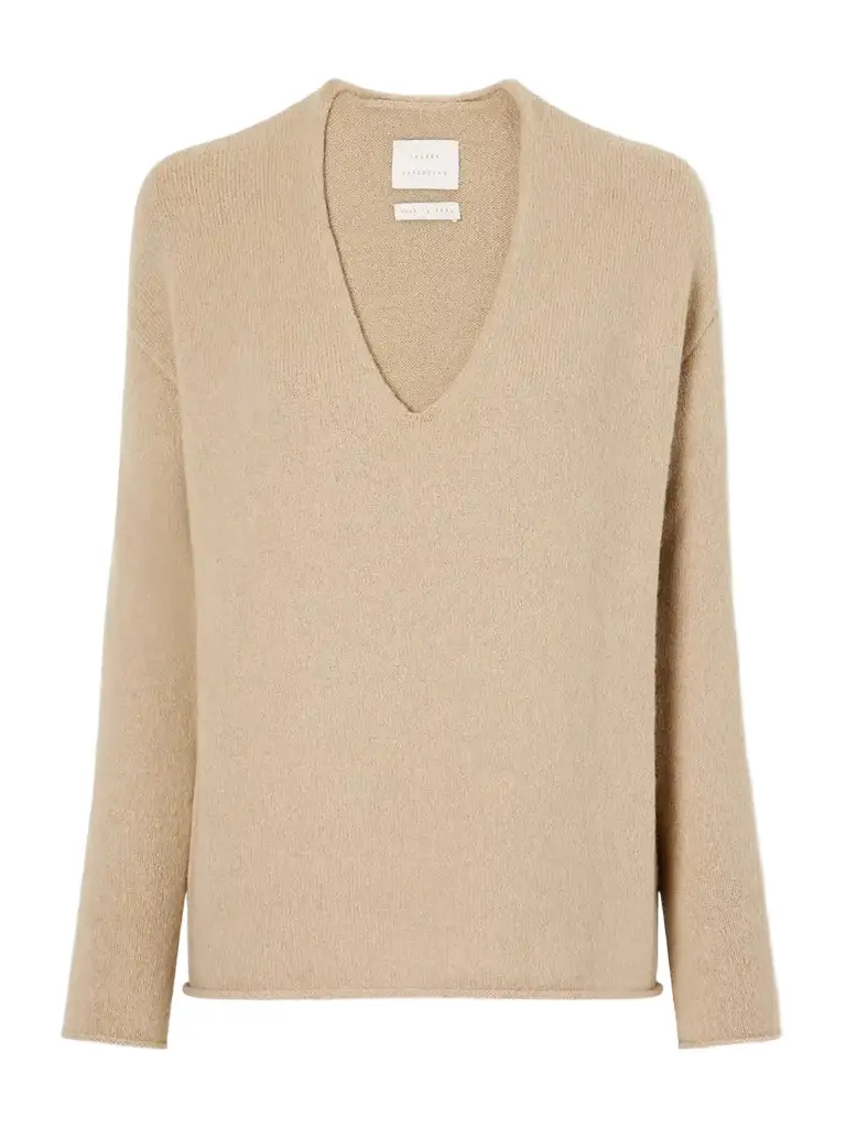 Alpaca And Cashmere-blend Sweater - Neutrals