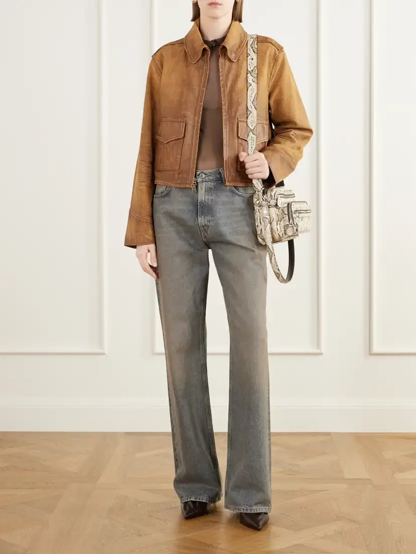 Acne Studios Snake-effect Leather Shoulder Bag | Thumbnail 3 Acne Studios Snake-effect Leather Shoulder Bag | Thumbnail 3