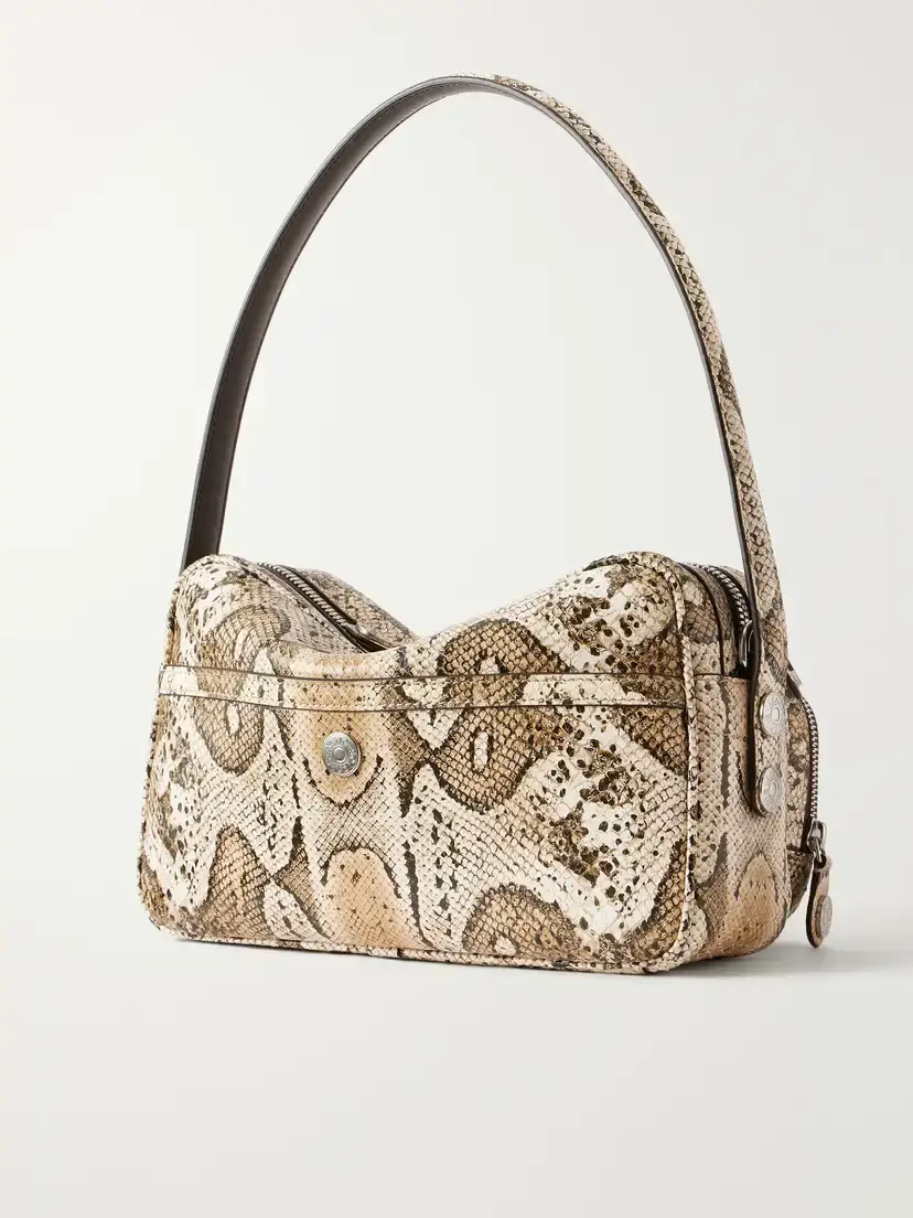 Acne Studios Snake-effect Leather Shoulder Bag | Thumbnail 4 Acne Studios Snake-effect Leather Shoulder Bag | Thumbnail 4