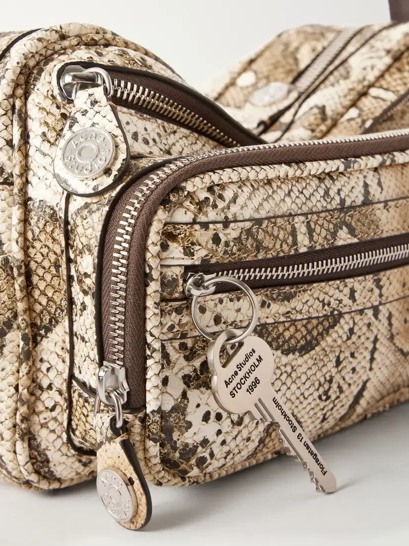 Acne Studios Snake-effect Leather Shoulder Bag | Thumbnail 5 Acne Studios Snake-effect Leather Shoulder Bag | Thumbnail 5
