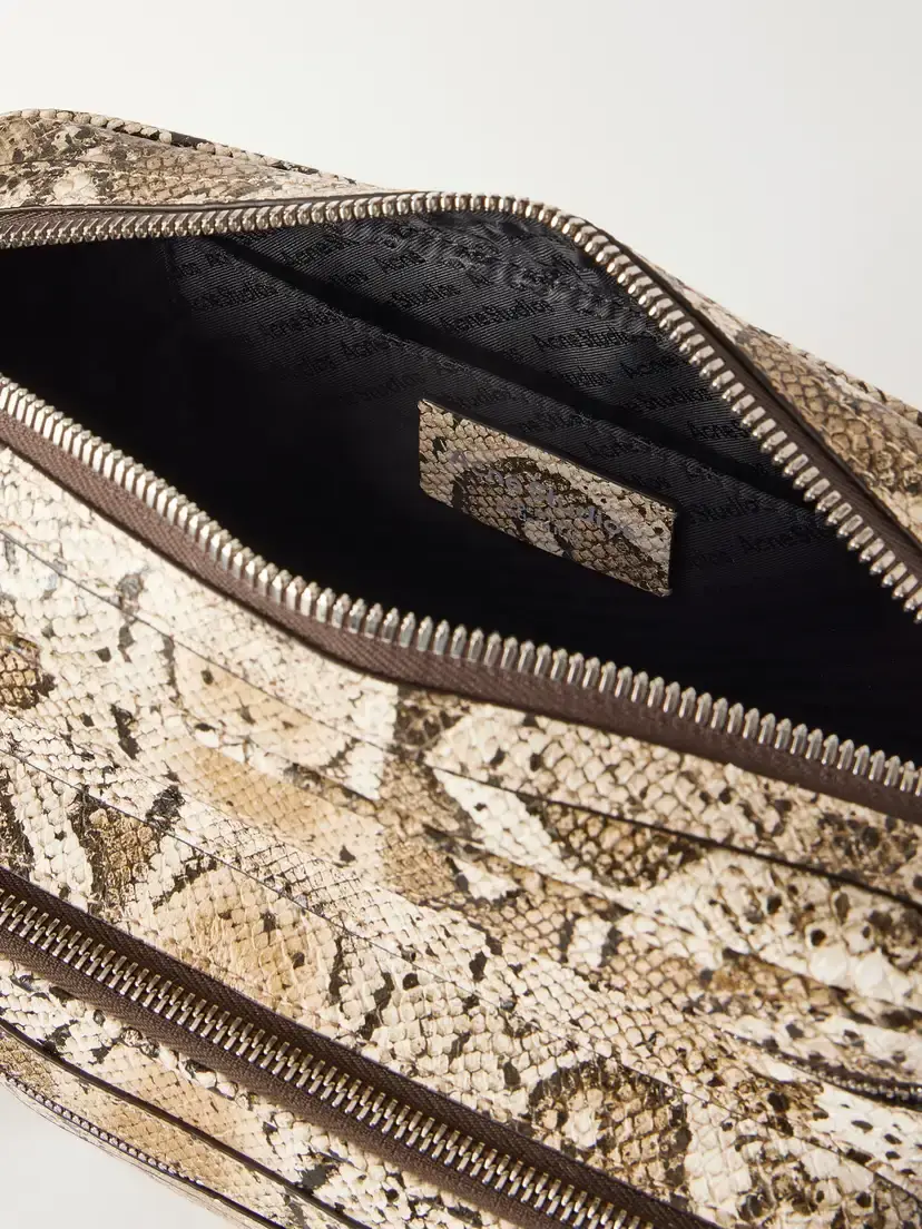 Acne Studios Snake-effect Leather Shoulder Bag | Thumbnail 6 Acne Studios Snake-effect Leather Shoulder Bag | Thumbnail 6