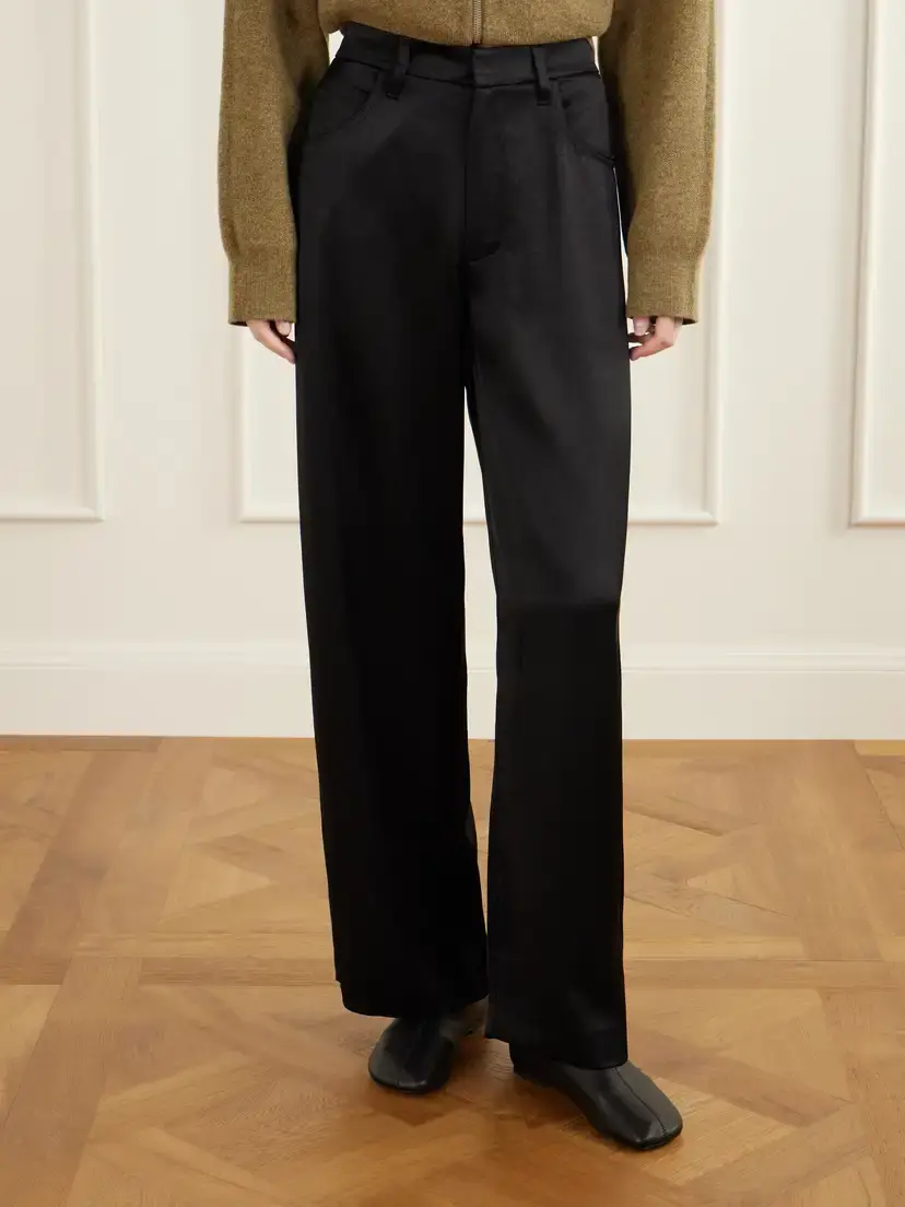 Citizens of Humanity Brynn Crinkled-satin Wide-leg Pants | Thumbnail 3 Citizens of Humanity Brynn Crinkled-satin Wide-leg Pants | Thumbnail 3