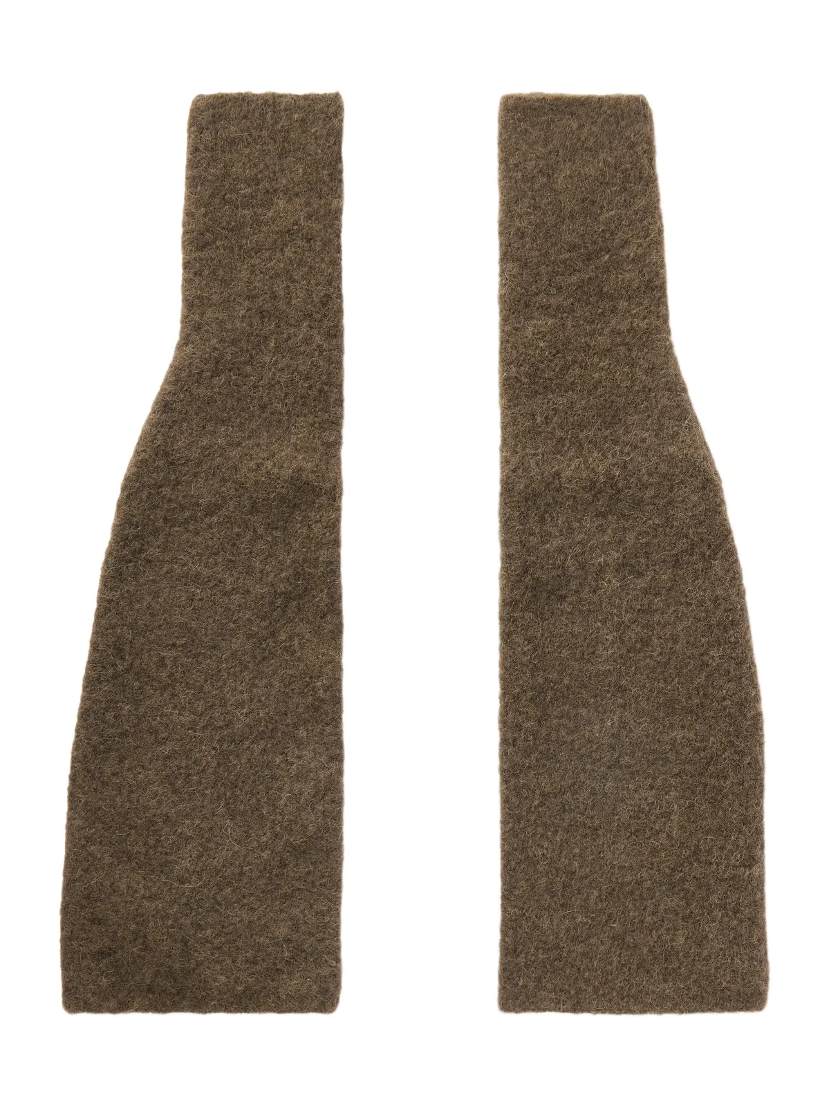 Lauren Manoogian Alpaca-blend Felt Fingerless Gloves