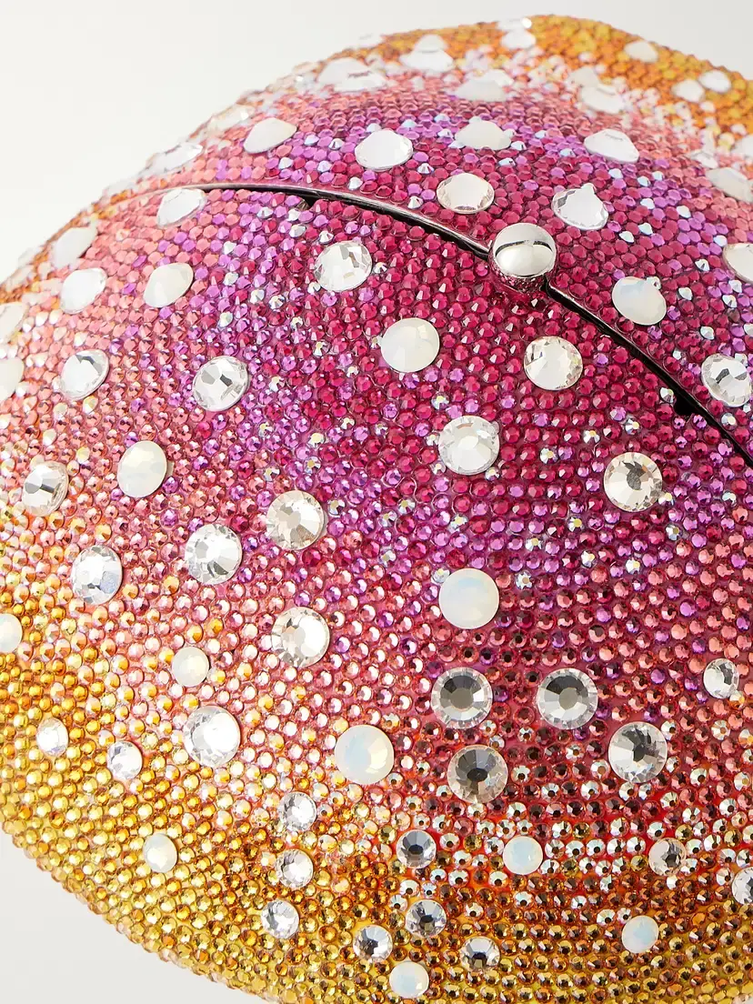 Judith Leiber Couture Toadstool Crystal-embellished Silver-tone Clutch | Thumbnail 5 Judith Leiber Couture Toadstool Crystal-embellished Silver-tone Clutch | Thumbnail 5