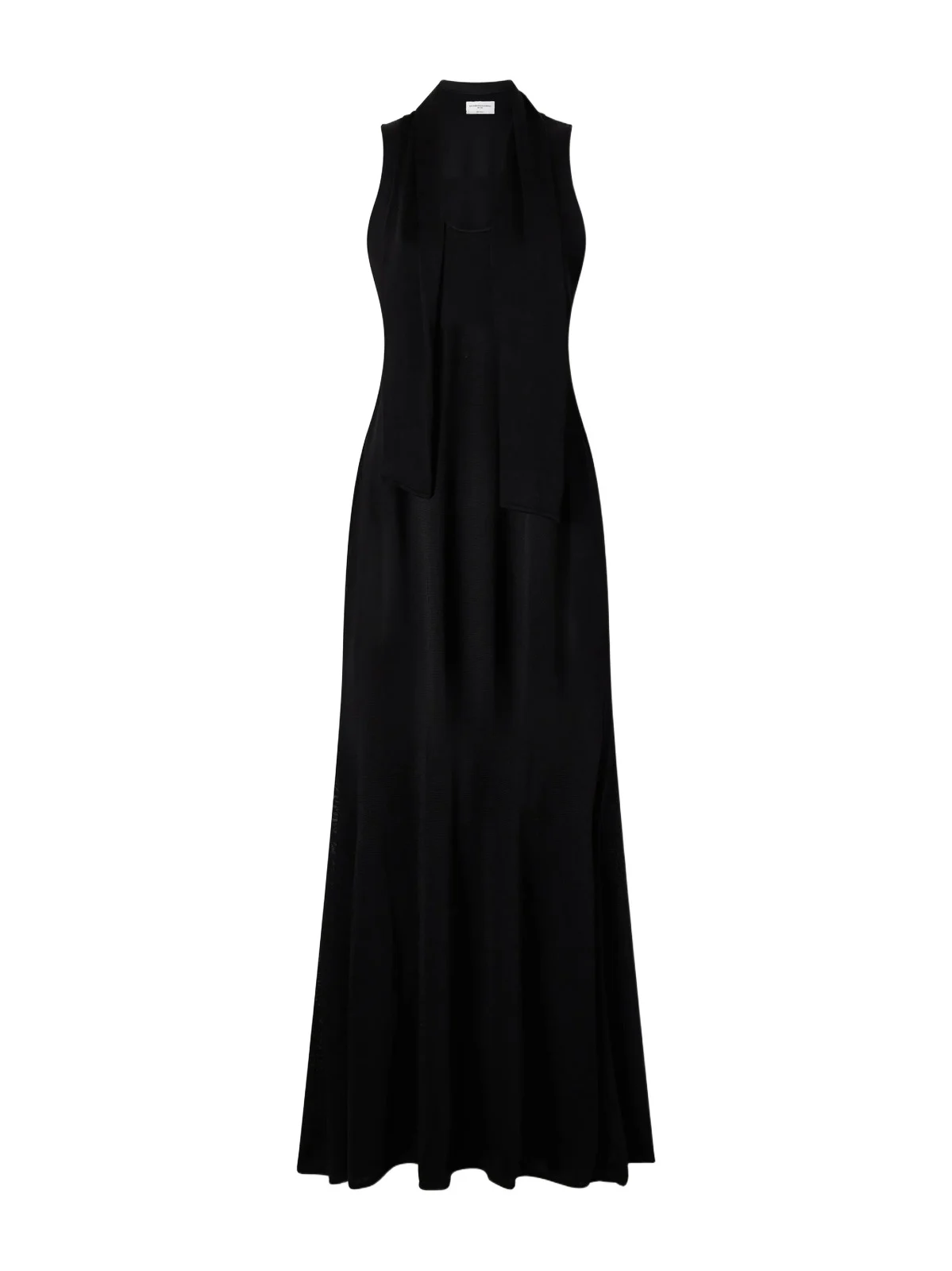 The Siena Scarf-detailed Stretch-jersey Gown The Siena Scarf-detailed Stretch-jersey Gown