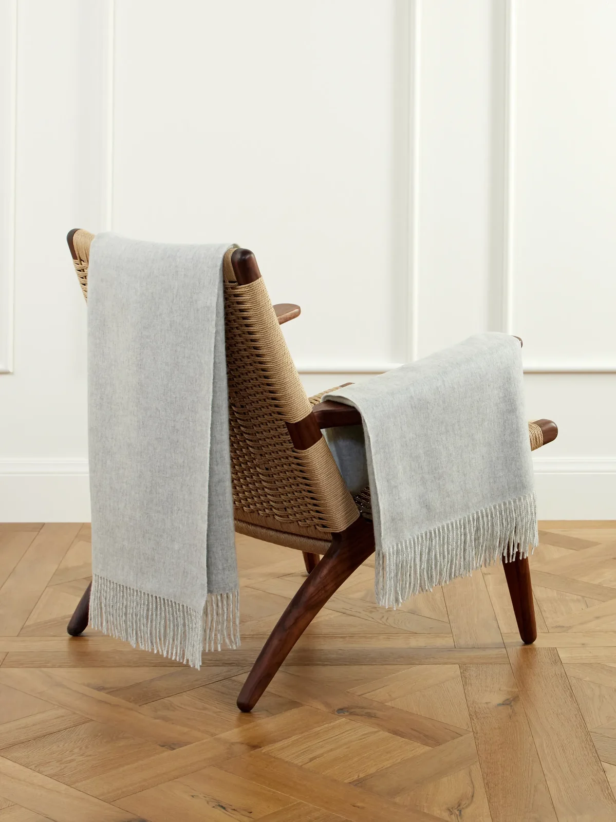 Johnstons of Elgin Reversible Cashmere Throw