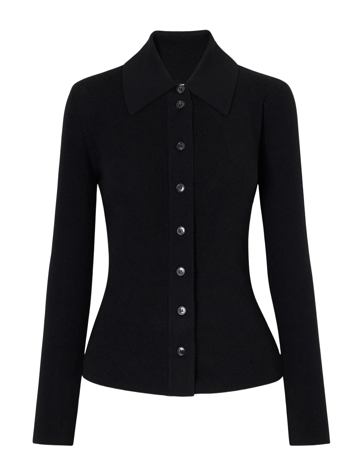Emilia Wickstead Brinkley Ribbed Wool Cardigan