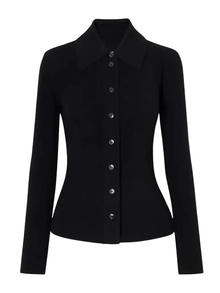 Brinkley Ribbed Wool Cardigan Brinkley Ribbed Wool Cardigan