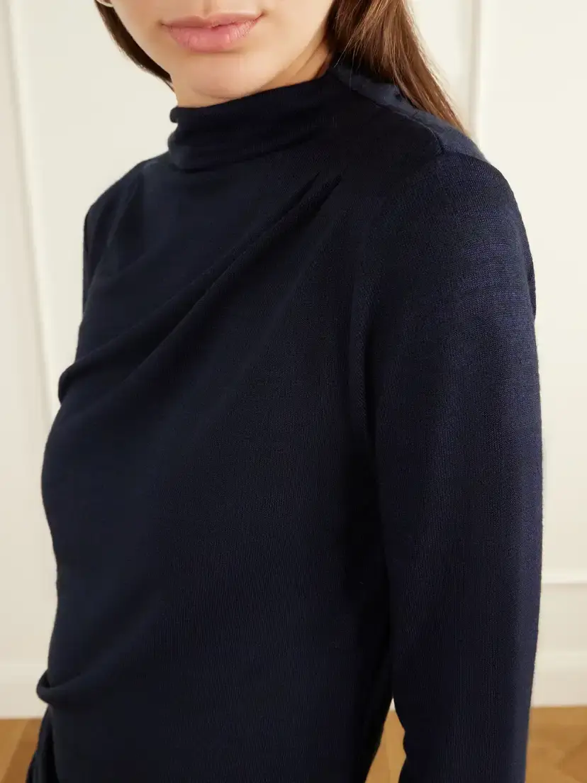 Proenza Schouler White Label Mimi Draped Stretch-jersey Top | Thumbnail 5 Proenza Schouler White Label Mimi Draped Stretch-jersey Top | Thumbnail 5