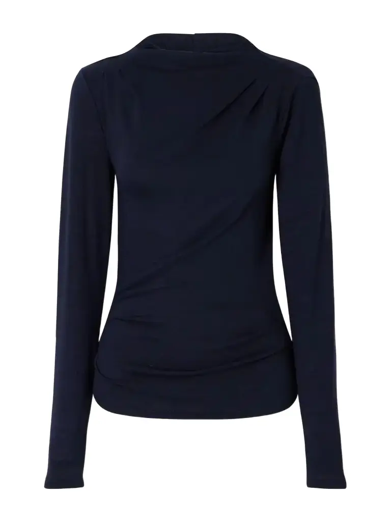 Mimi Draped Stretch-jersey Top