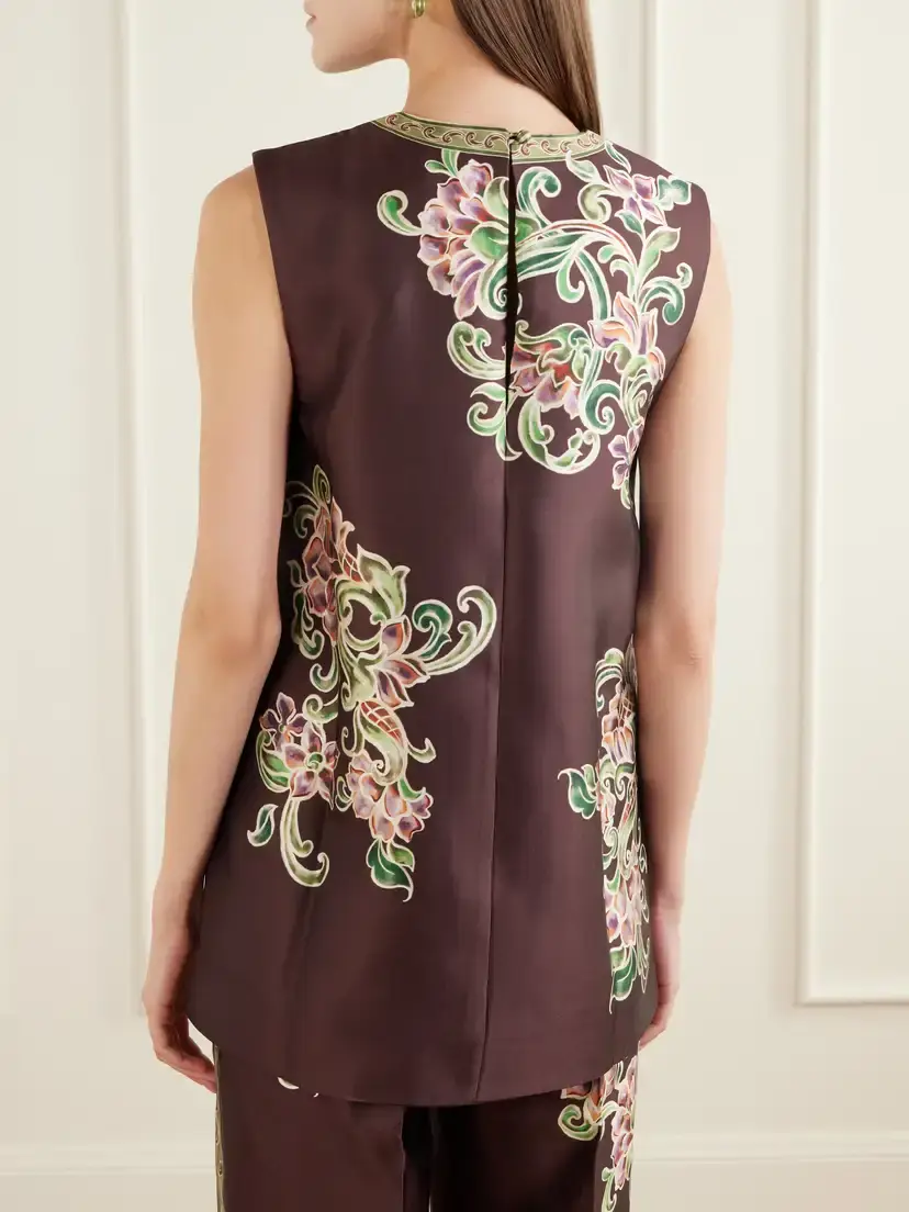 ALÉMAIS Josie Floral-print Twill Tunic | Thumbnail 3 ALÉMAIS Josie Floral-print Twill Tunic | Thumbnail 3