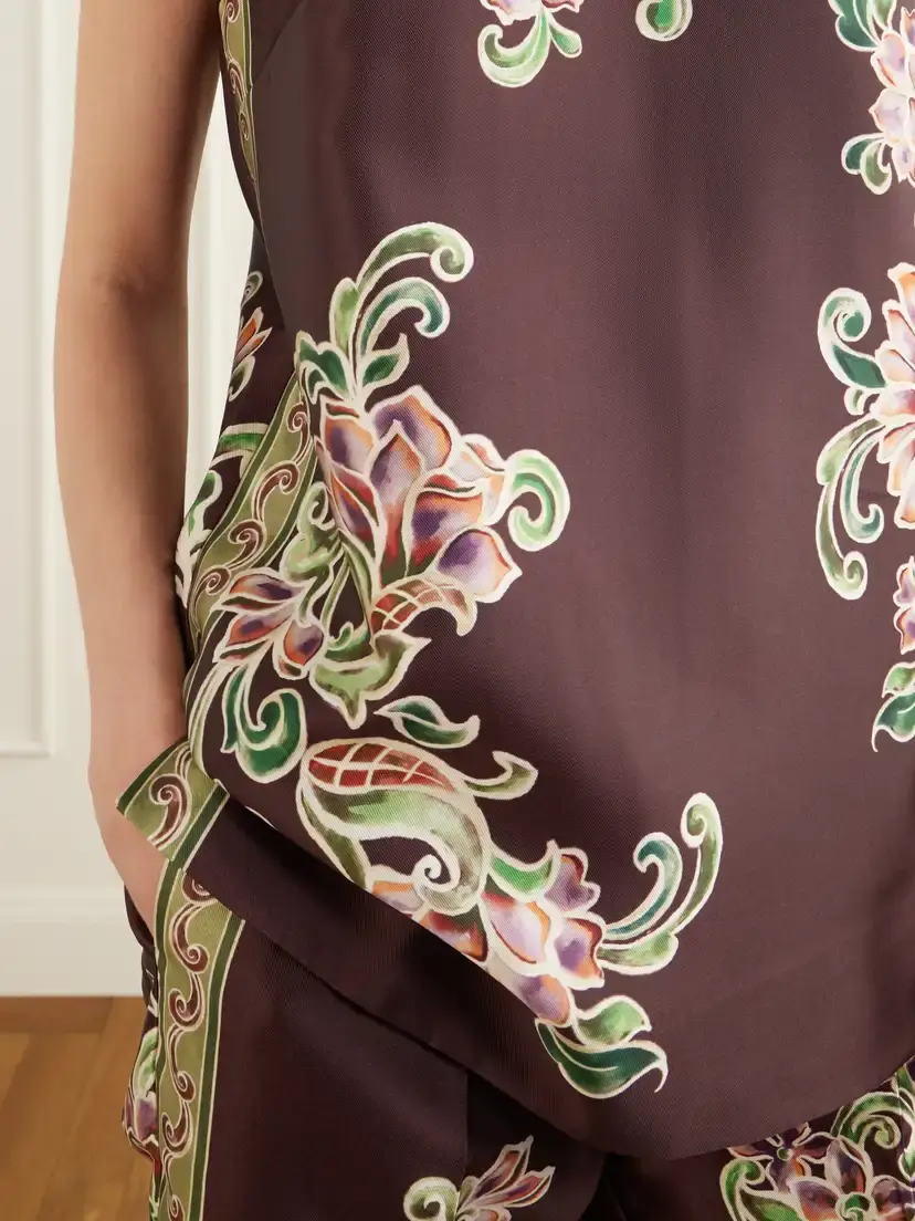 ALÉMAIS Josie Floral-print Twill Tunic | Thumbnail 4 ALÉMAIS Josie Floral-print Twill Tunic | Thumbnail 4