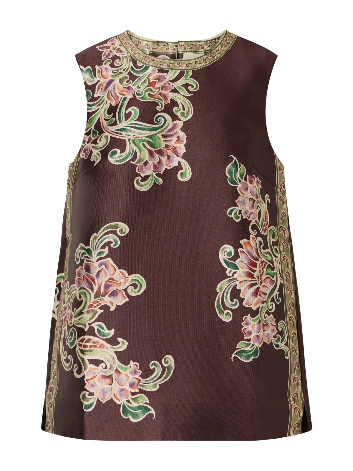 Josie Floral-print Twill Tunic Josie Floral-print Twill Tunic