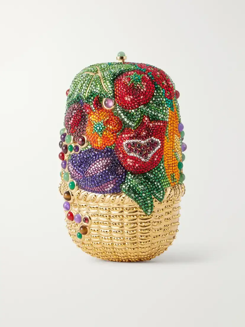 Judith Leiber Couture Farm Fresh Crystal-embellished Clutch | Thumbnail 4 Judith Leiber Couture Farm Fresh Crystal-embellished Clutch | Thumbnail 4