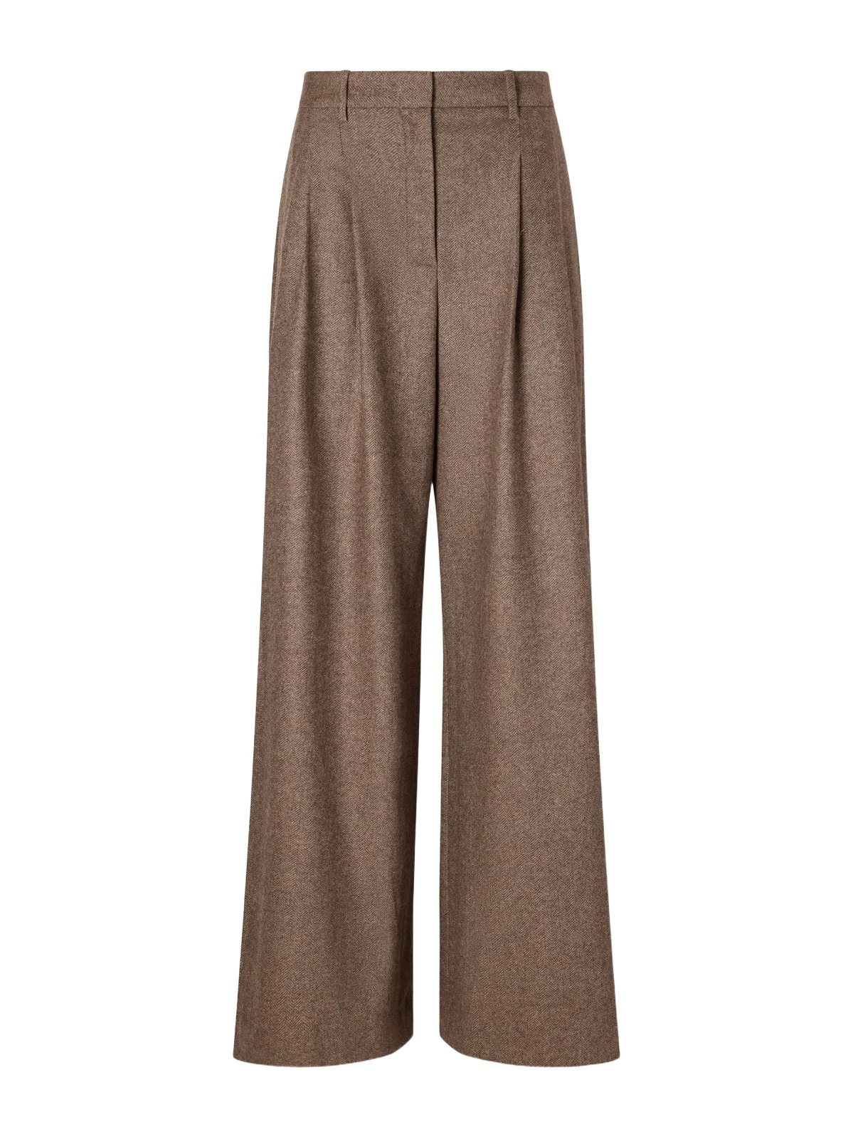 Avery Stretch Wool And Cashmere-blend Herringbone Wide-leg Pants Avery Stretch Wool And Cashmere-blend Herringbone Wide-leg Pants