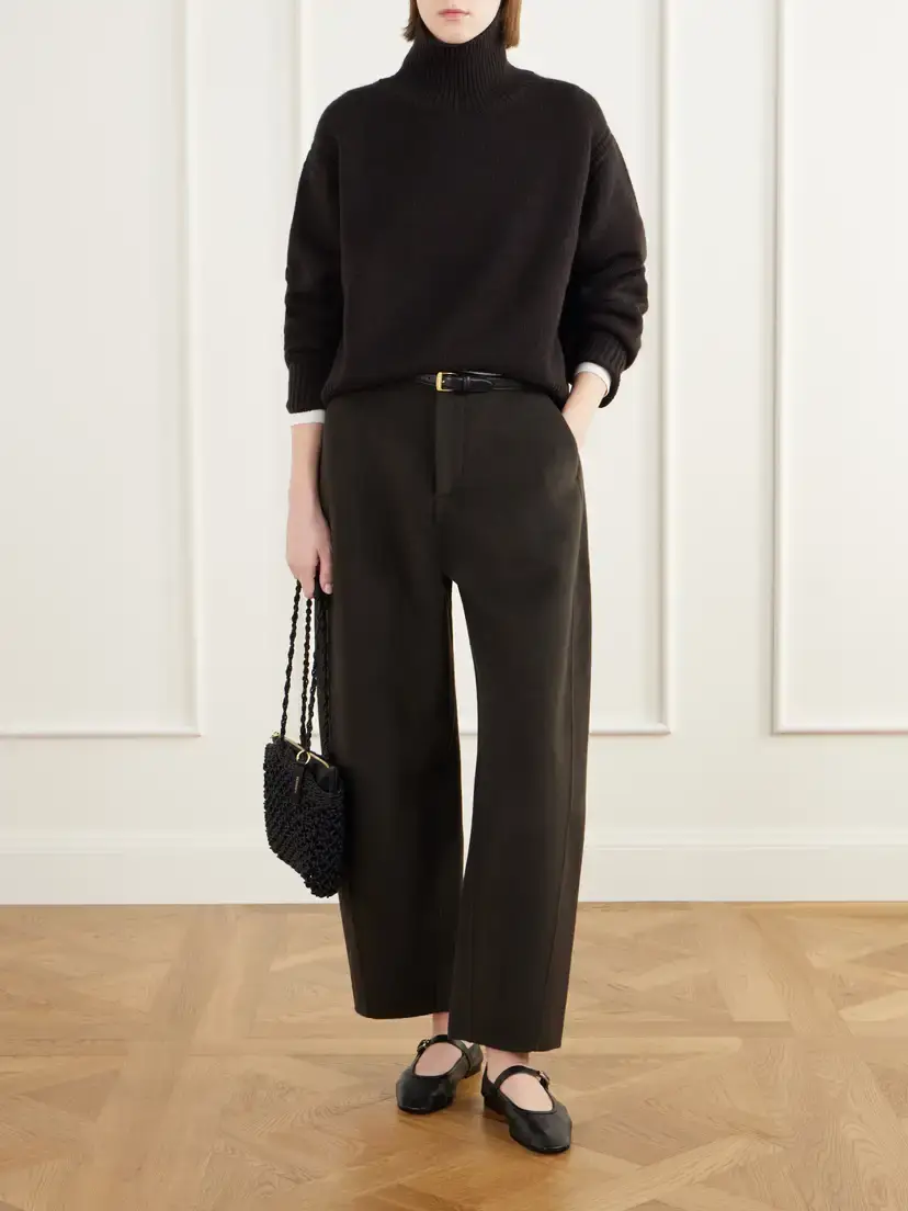 Lisa Yang Wool And Cashmere-blend Barrel-leg Pants | Thumbnail 2 Lisa Yang Wool And Cashmere-blend Barrel-leg Pants | Thumbnail 2