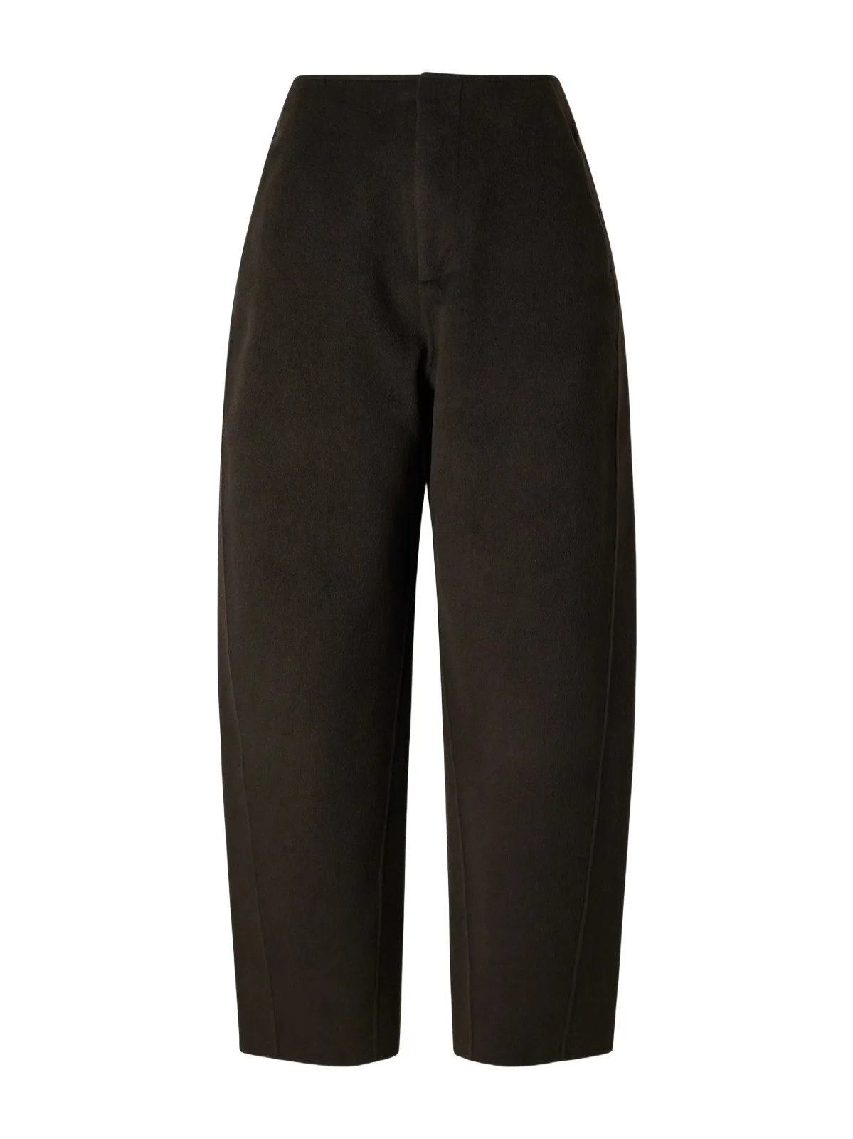 Wool And Cashmere-blend Barrel-leg Pants