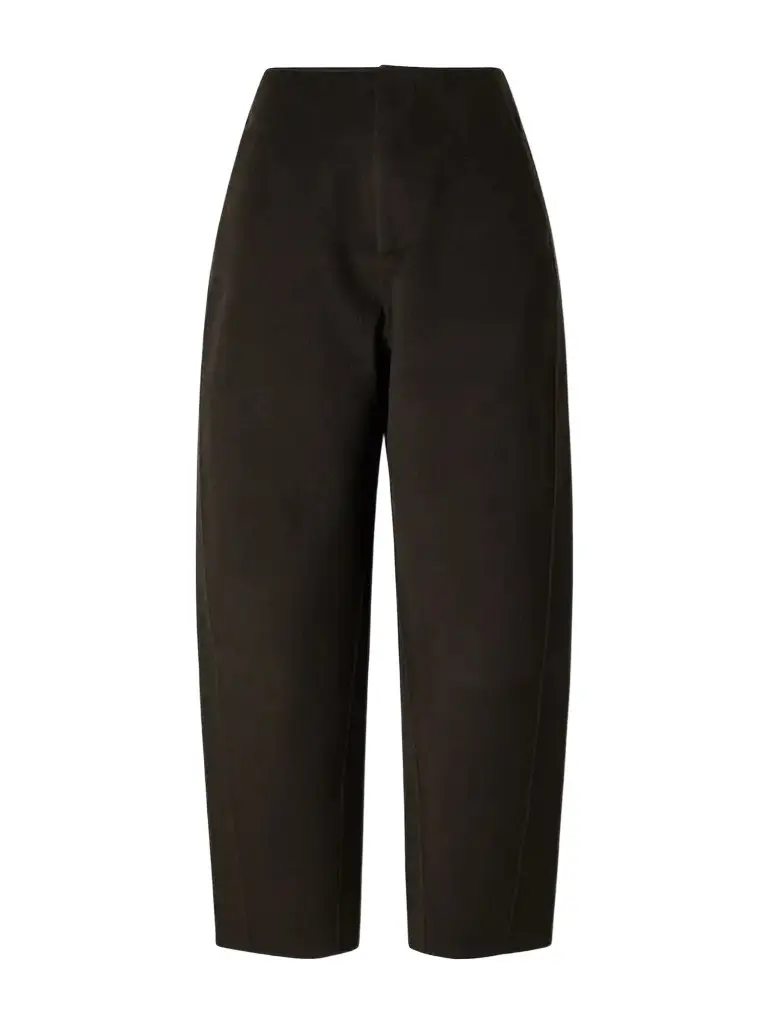 Wool And Cashmere-blend Barrel-leg Pants Wool And Cashmere-blend Barrel-leg Pants