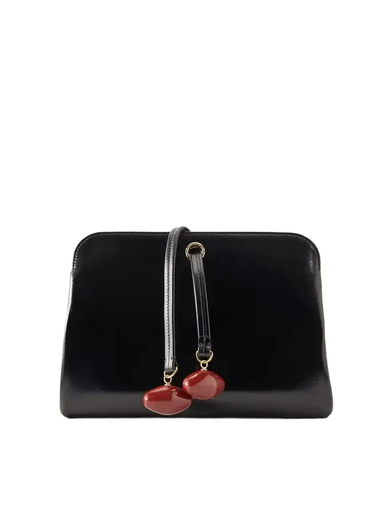 Victoria Beckham Kizette Embellished Leather Clutch
