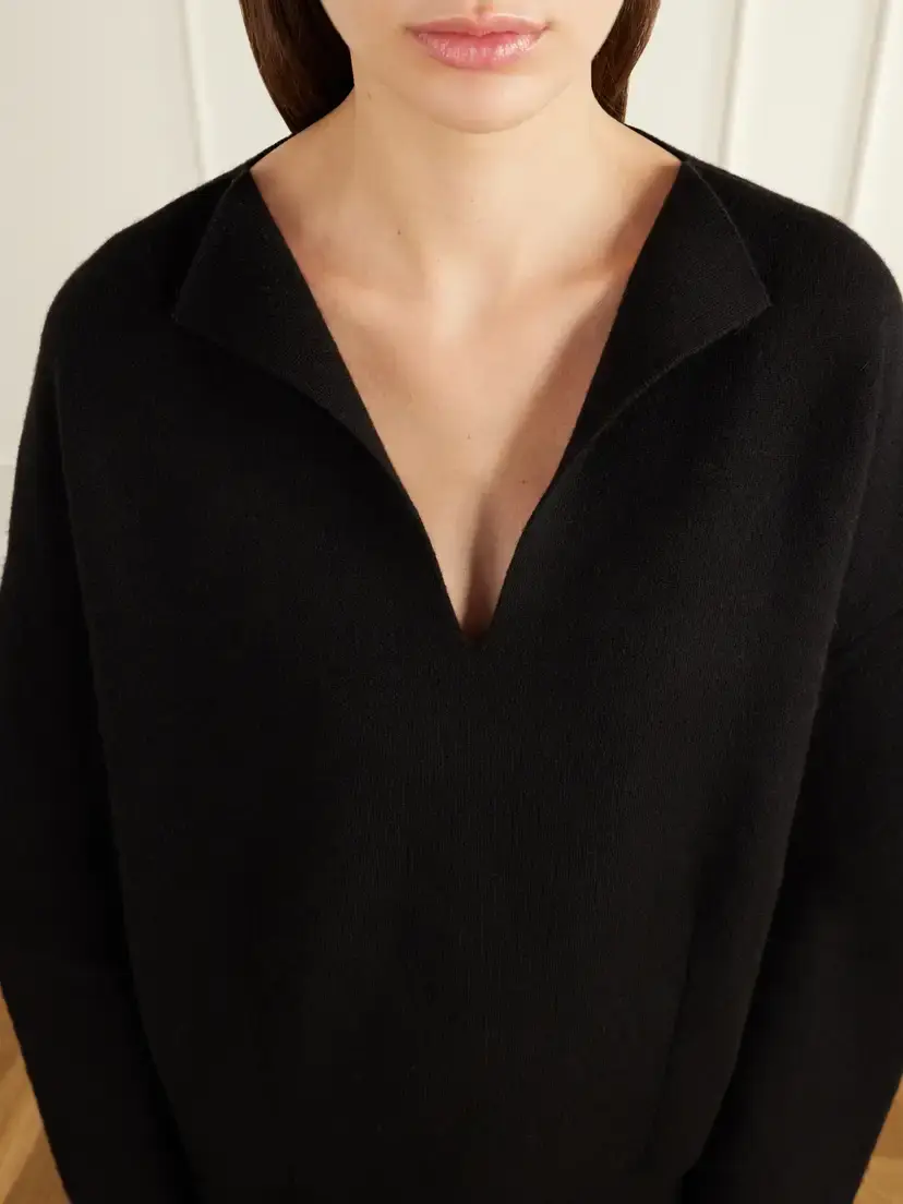 Lauren Manoogian Double-knit Merino Wool, Alpaca And Pima Cotton-blend Sweater | Thumbnail 5 Lauren Manoogian Double-knit Merino Wool, Alpaca And Pima Cotton-blend Sweater | Thumbnail 5