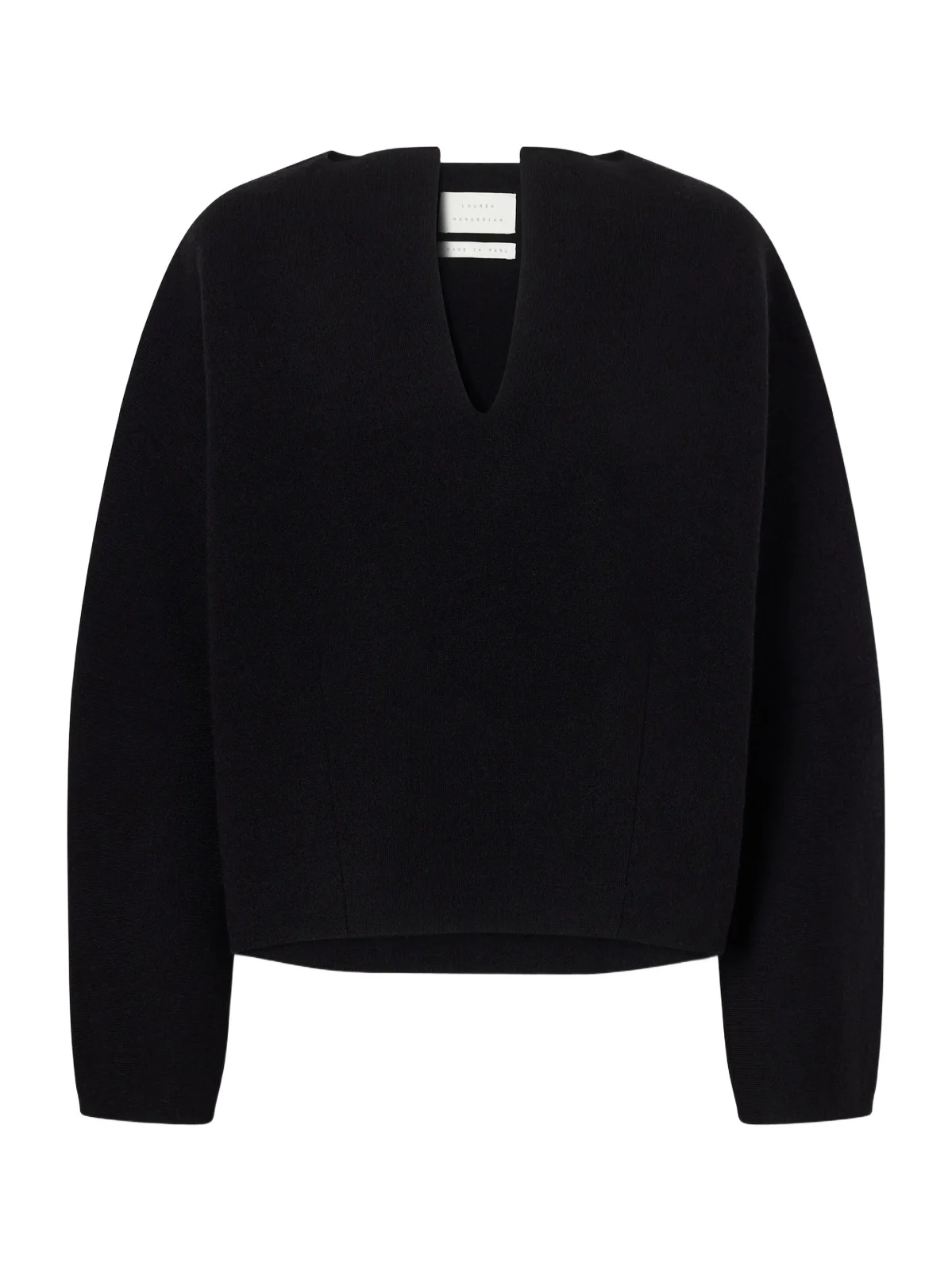 Lauren Manoogian Double-knit Merino Wool, Alpaca And Pima Cotton-blend Sweater