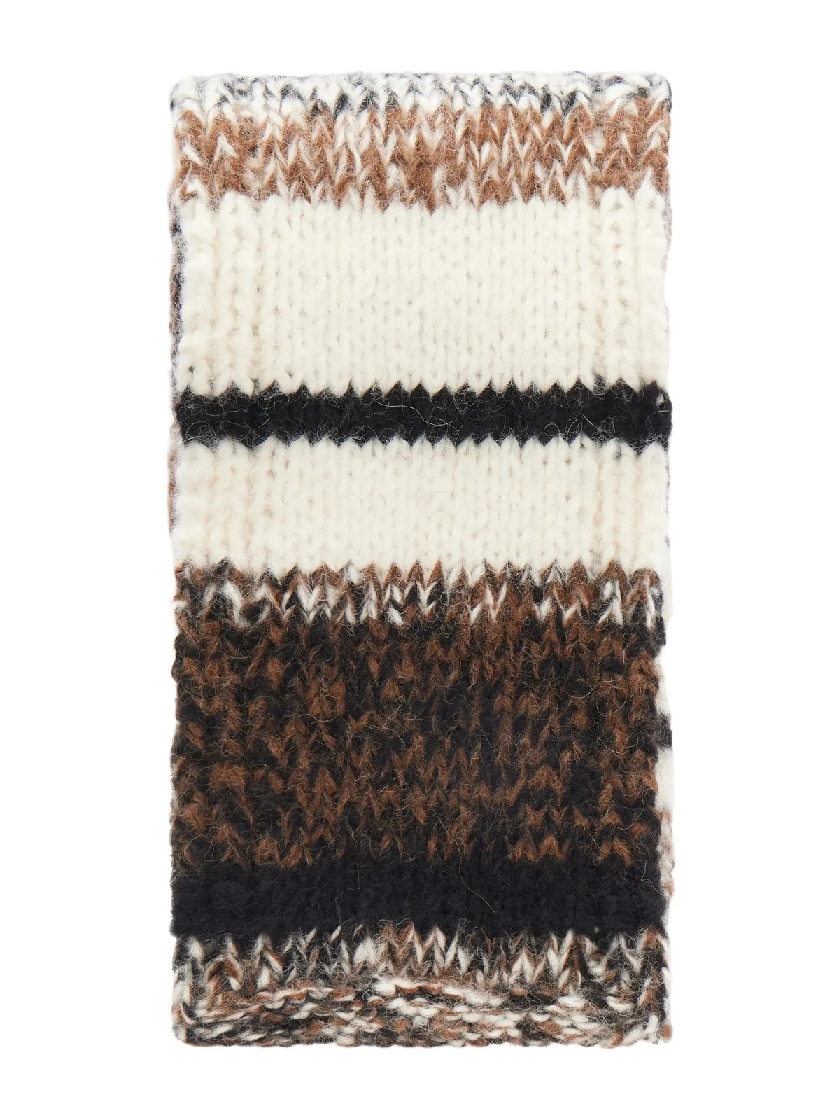 Rio Striped Alpaca, Pima Cotton And Merino Wool-blend Scarf