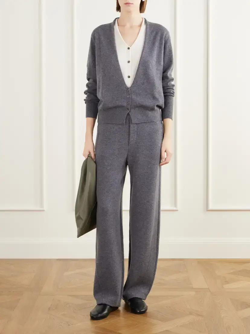 Lisa Yang Vani Two-tone Layered Cashmere Cardigan | Thumbnail 2