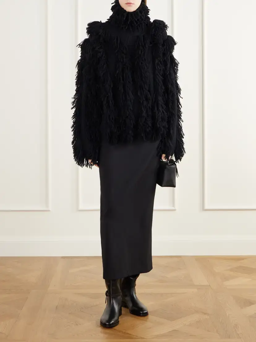 Lisa Yang Elidi Fringe-trimmed Cashmere Snood | Thumbnail 2