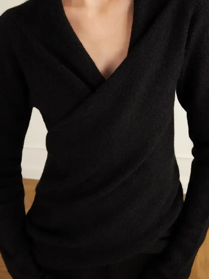 Lauren Manoogian Soft Mobius Alpaca And Cashmere-blend Wrap Cardigan | Thumbnail 5 Lauren Manoogian Soft Mobius Alpaca And Cashmere-blend Wrap Cardigan | Thumbnail 5