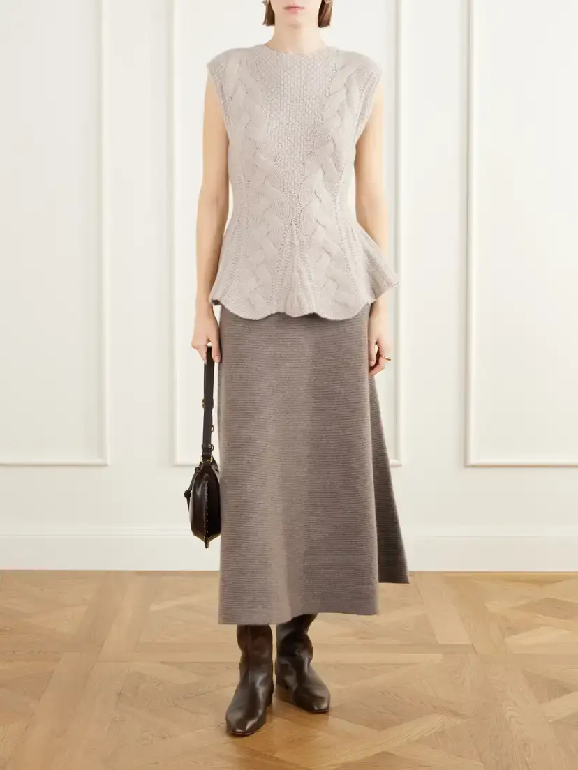 Lisa Yang Signy Cable-knit Cashmere Top | Thumbnail 2 Lisa Yang Signy Cable-knit Cashmere Top | Thumbnail 2