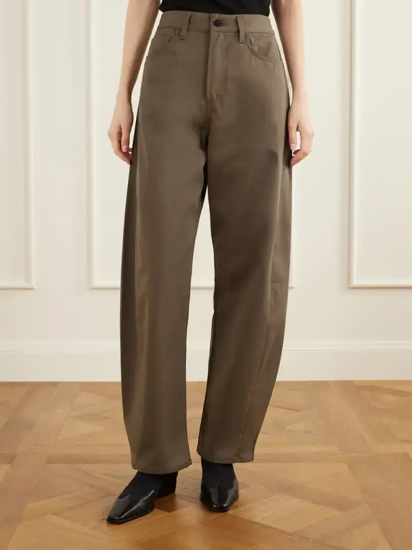 AGOLDE Luna Cotton-twill Barrel-leg Pants | Thumbnail 3 AGOLDE Luna Cotton-twill Barrel-leg Pants | Thumbnail 3