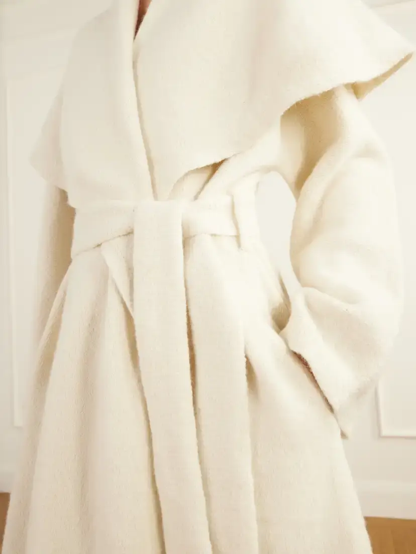 Lauren Manoogian Venn Belted Alpaca And Wool-blend Knitted Wrap Coat | Thumbnail 5 Lauren Manoogian Venn Belted Alpaca And Wool-blend Knitted Wrap Coat | Thumbnail 5
